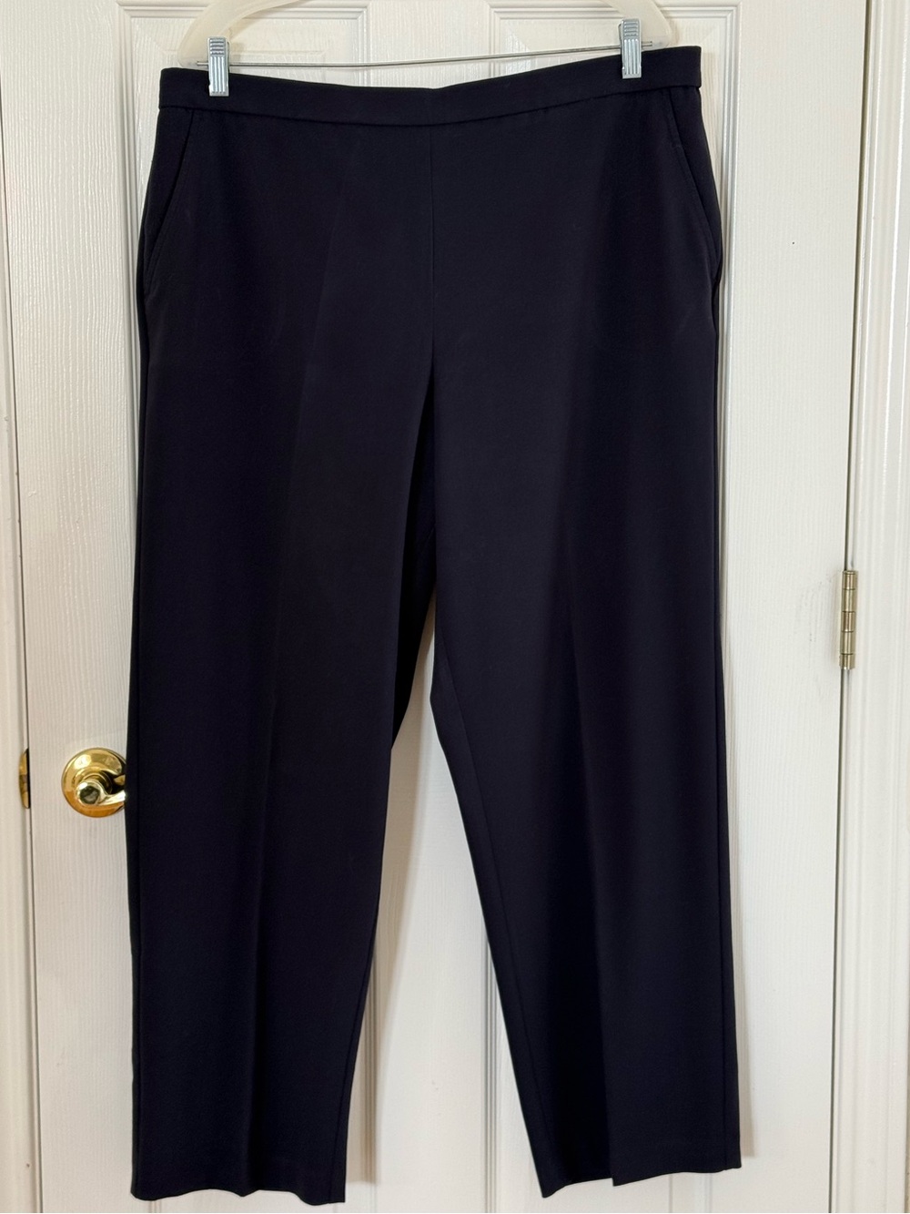 Sag Harbor Stretch Deep Navy Women's Straight-Leg Dress Pants